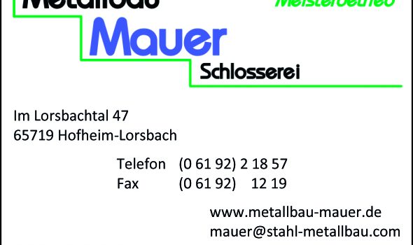 Metallbau Mauer Metallbau Mauer